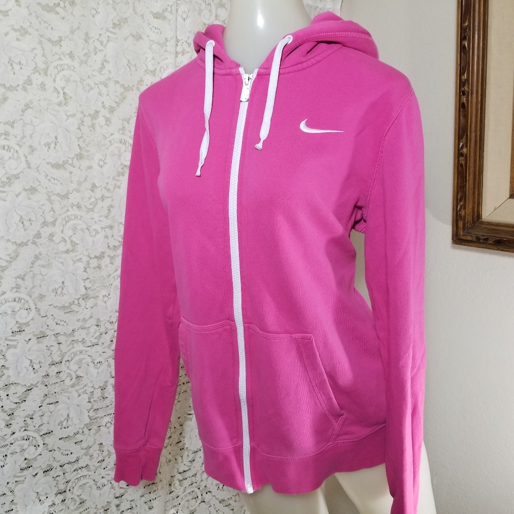 Nike • Women's Pink Full Zip Hoodie